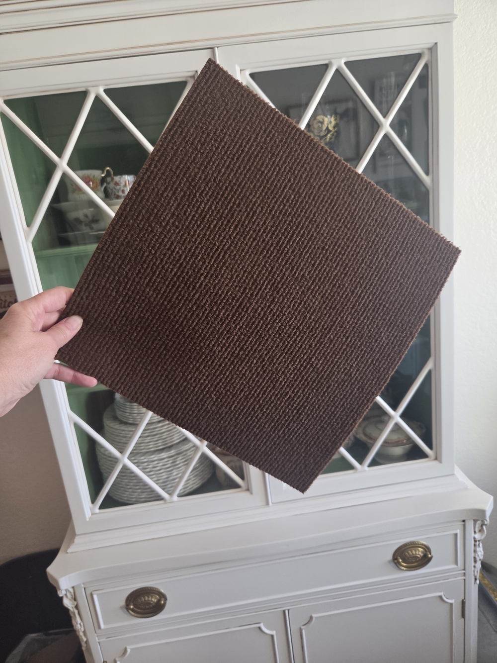 Brown Carpet 45- 12x12 Inch Square - Home Storage & Organization Accessory